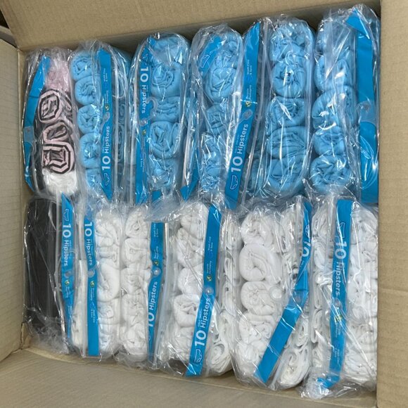 Hanes Girls’ Tagless Hipsters – LOT 47 - 240 pcs – 24 packs (10 ea) – Sz 14 -NEW - Picture 2 of 3